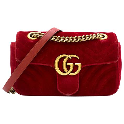 red velvet gucci purse|farfetch gucci mini velvet bag.